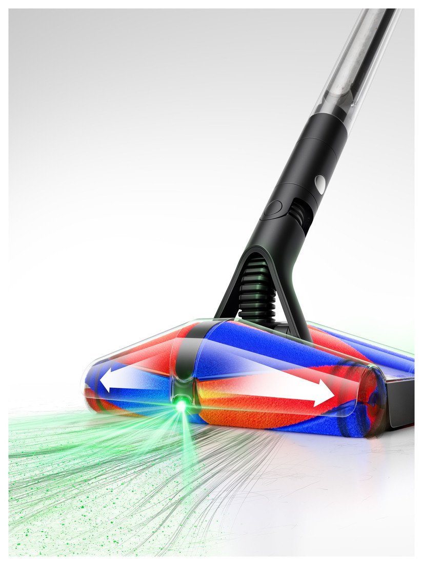 Dyson Pencilvac Fluffycones - Stabstaubsauger - Schwarz, Grau