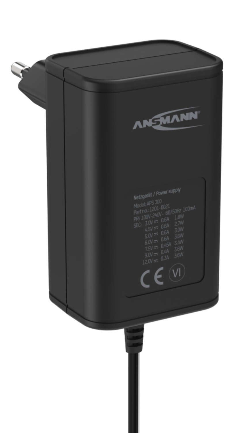 Ansmann Fuente De Alimentación Universal Aps 300 1201-0021