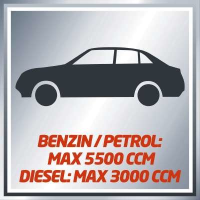 Cable Puente Einhell Bt-Bo 25/1 A Led Sp Negro/Rojo, Con Bolsa De Transporte 2030365