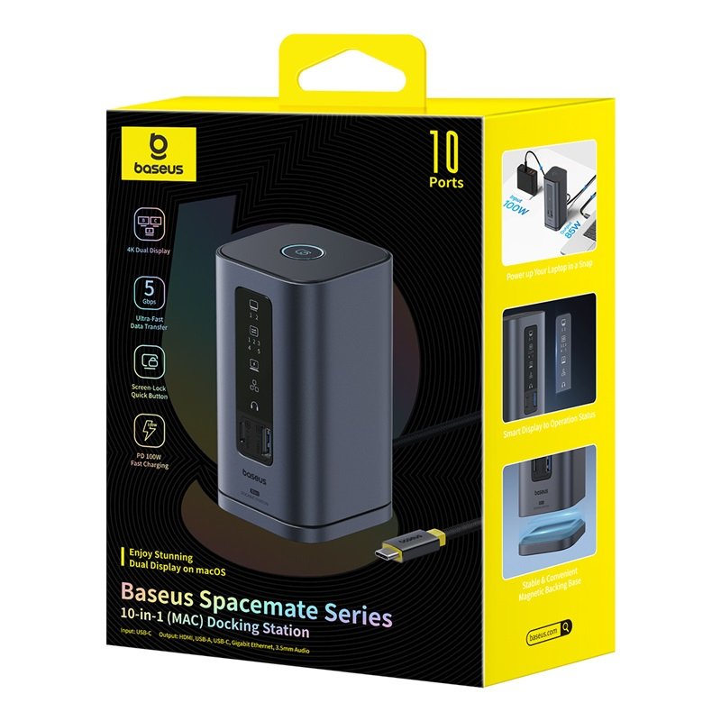 EAN 6932172663056 - Baseus Spacemate USB Tipo C 5000 Mbit/s Verde imagen 6