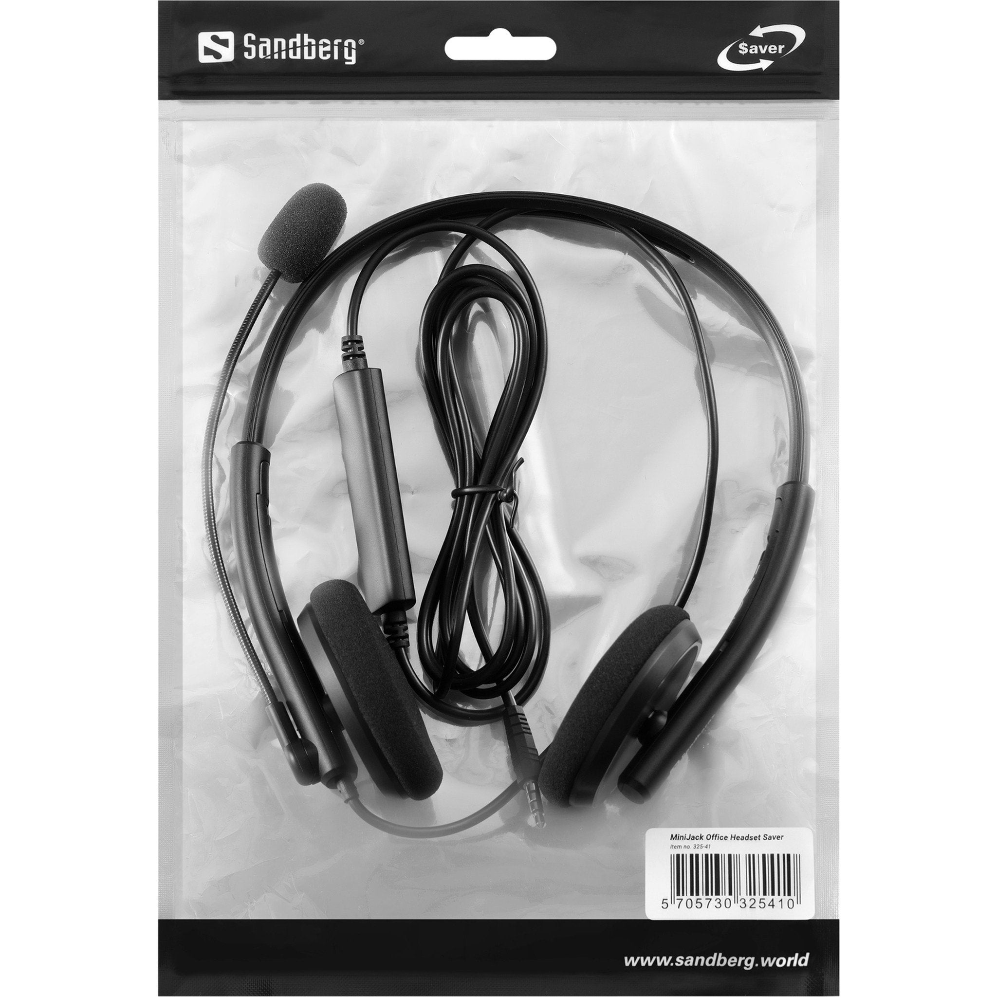 EAN 5705730325410 - Sandberg 325-41 auricular y casco Auriculares Alámbrico Diadema Oficina/Centro de llamadas Negro imagen 6