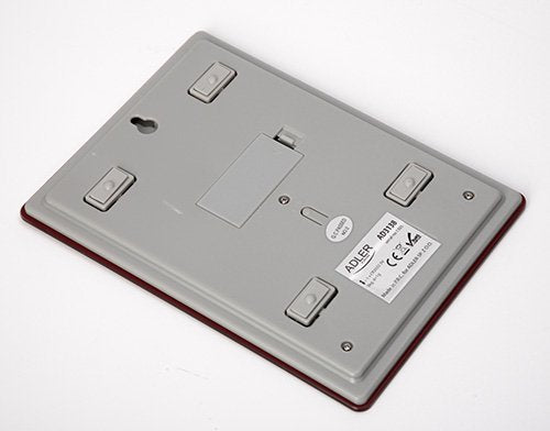 Báscula Adler Ad 3138 Rojo Encimera Rectángulo Electrónica De Cocina