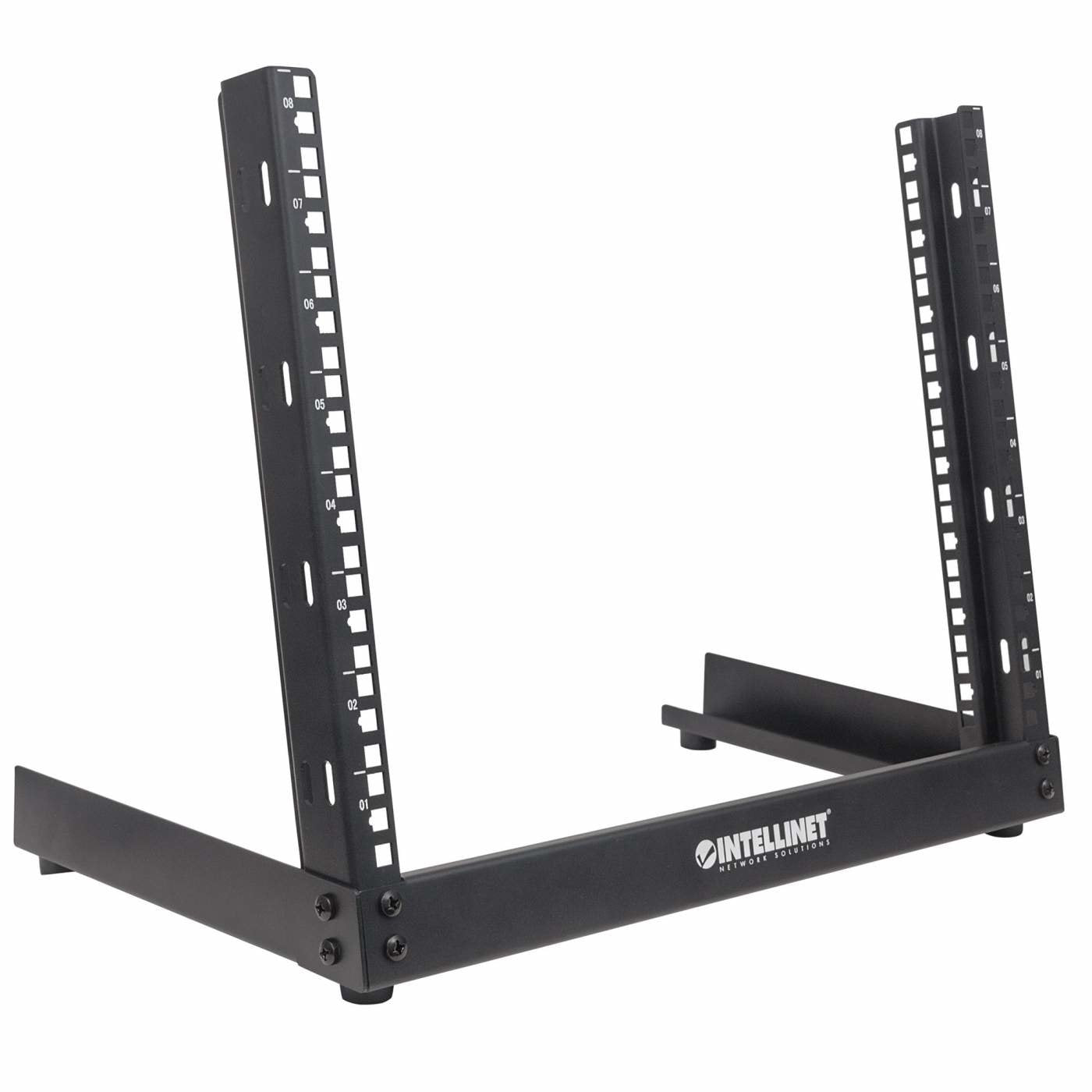 EAN 0766623714648 - Intellinet 714648 armario rack 8U Rack o bastidor independiente Negro imagen 2