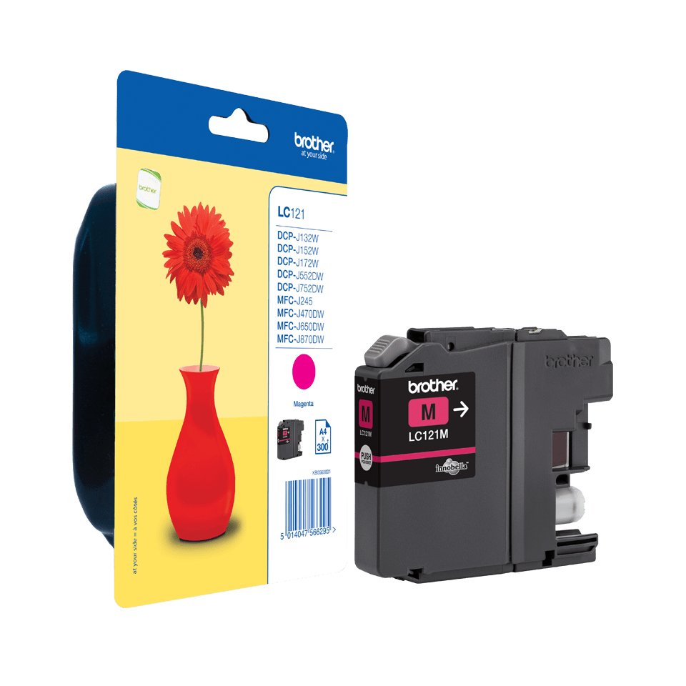 EAN 4056572403257 - Brother LC121MBP cartucho de tinta 1 pieza(s) Original Rendimiento estándar Magenta imagen 1