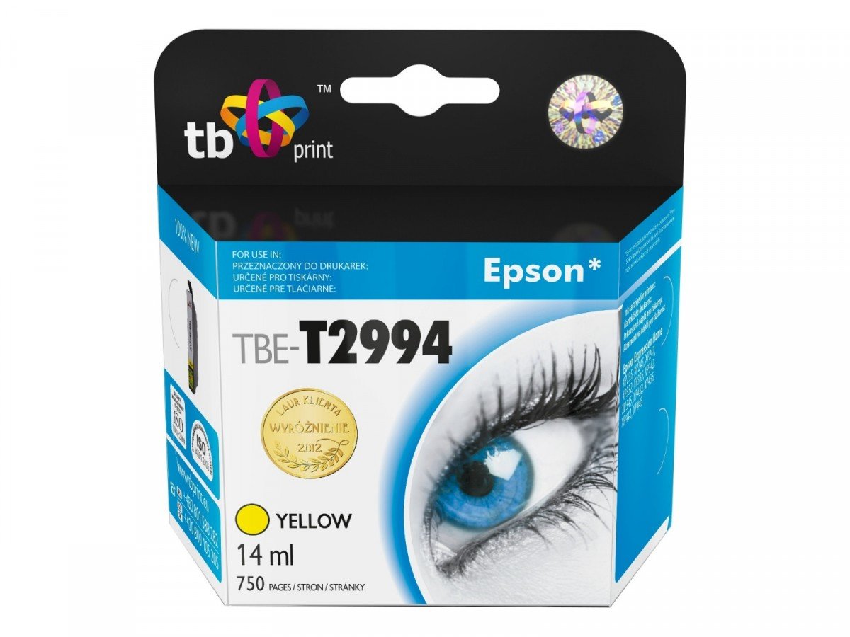EAN 5901500509183 - TB Print TBE-T2994 cartucho de tinta 1 pieza(s) Amarillo imagen 1