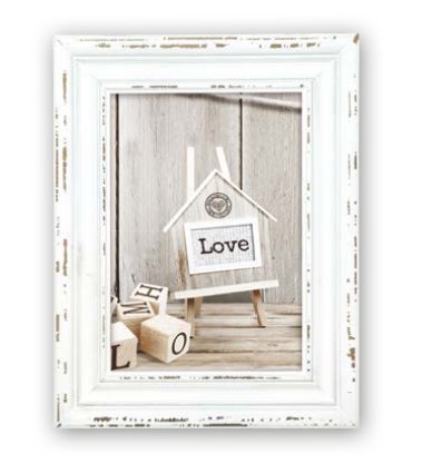Marco De Madera Zep Rivoli Blanco 13x18 Sy957w