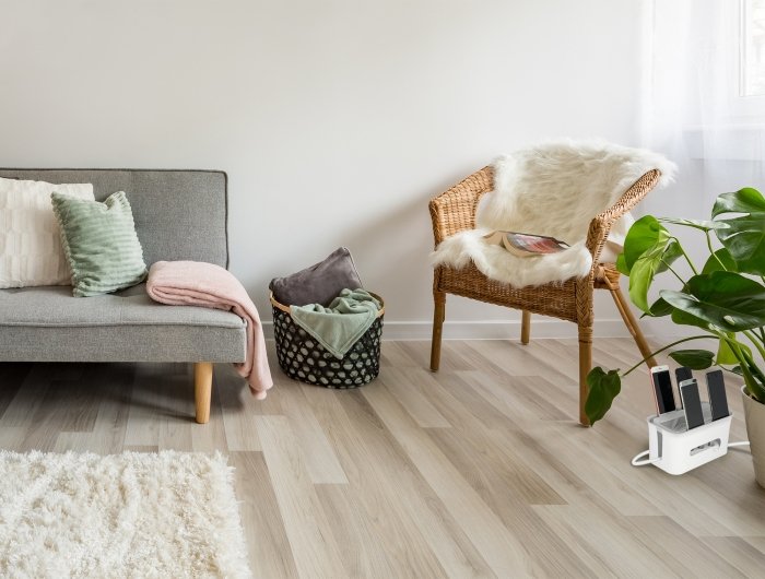 EAN 4043619182909 - DeLOCK 18290 organizador de cables Piso Caja de cables Gris, Blanco 1 pieza(s) imagen 11