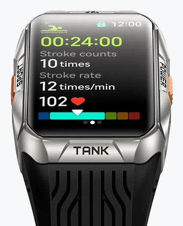 EAN 6974958250753 - KOSPET TANK X2 ULTRA 3,63 cm (1.43") AMOLED 34 mm Digital 466 x 466 Pixeles Pantalla táctil Plata GPS (sa imagen 5