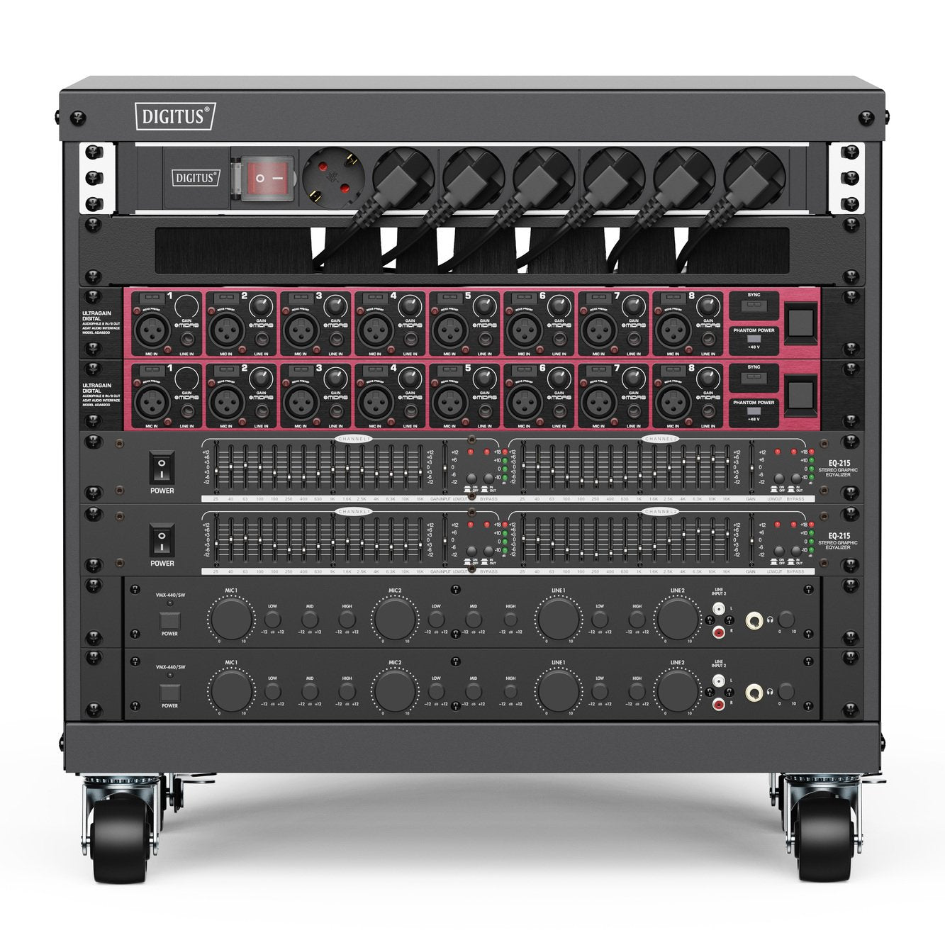 EAN 4016032490302 - Digitus DN-48000 armario rack 8U Rack o bastidor independiente Negro imagen 5