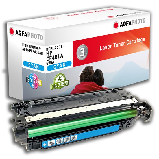 Agfaphoto Apthpcf451ae Cartucho De Tóner 1 Pieza(S) Compatible Cian