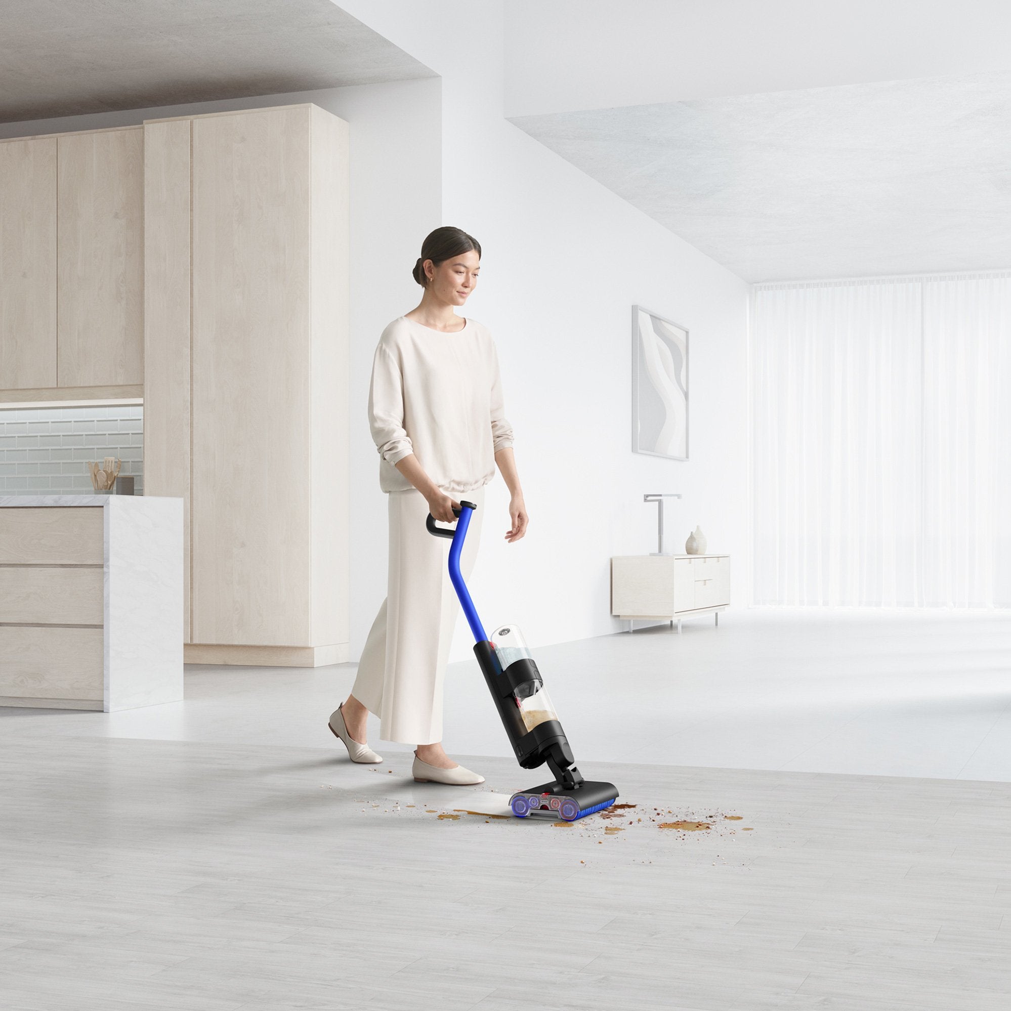 EAN 5025155096772 - Dyson Wash G1 Aspiradora escoba Batería Húmedo Sin bolsa Negro, Azul imagen 25