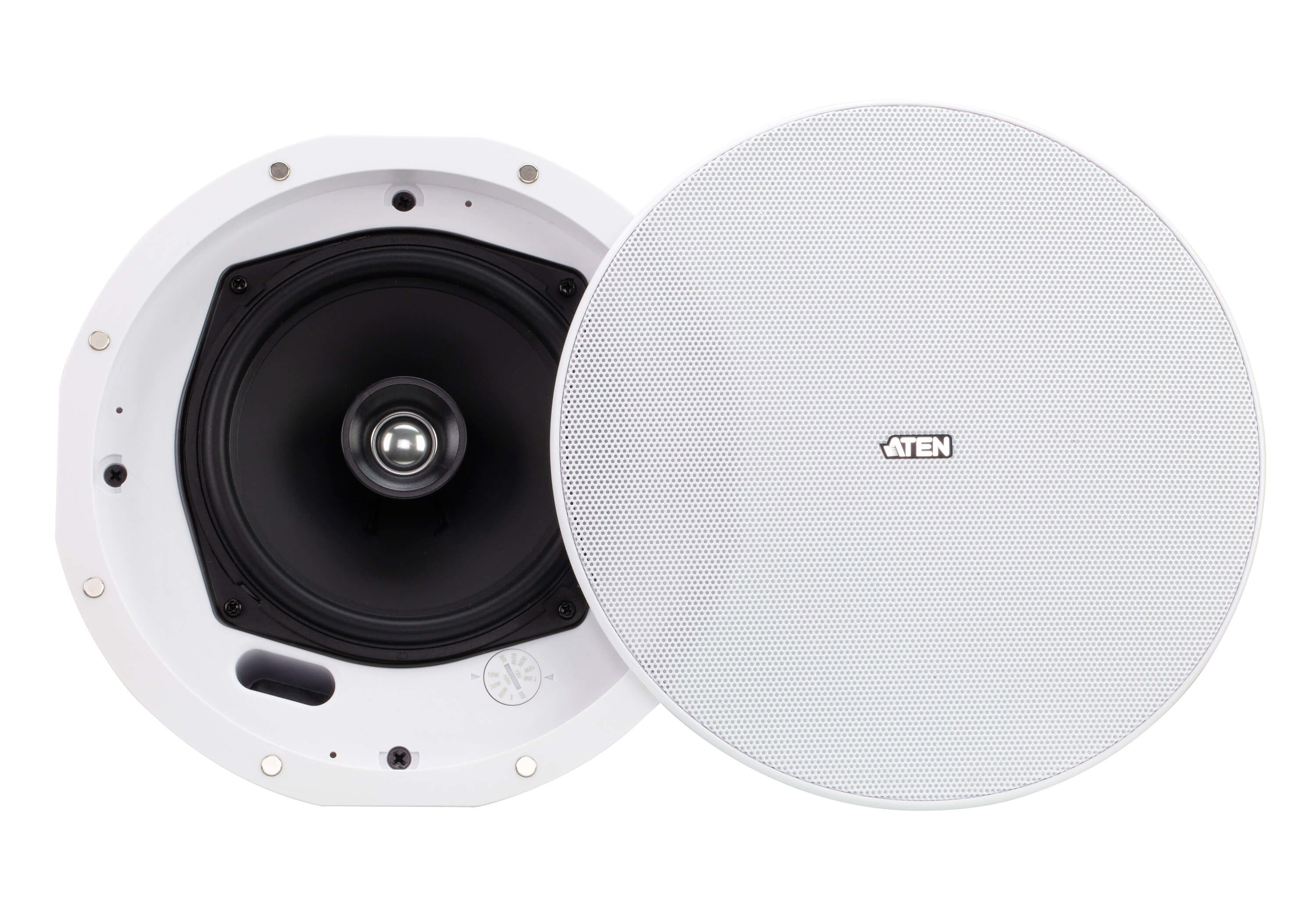 Altavoz Coaxial De Techo De 6.5 Pulgadas Aten As106