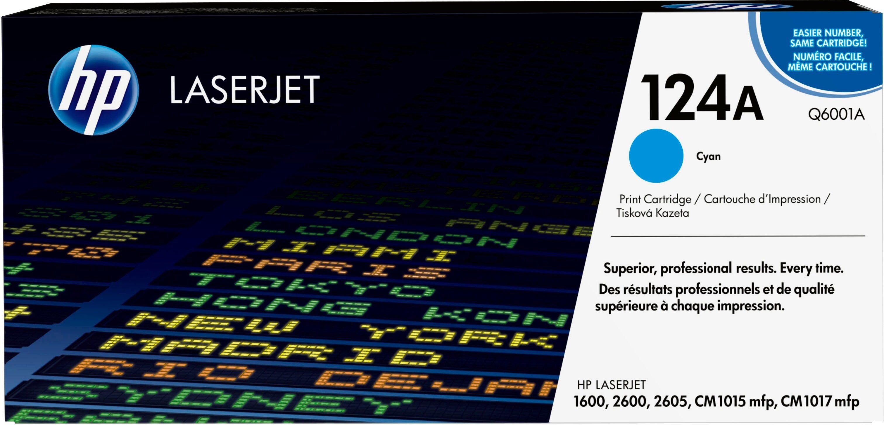 EAN 0829160412429 - HP 124A Cyan Original LaserJet Toner Cartridge cartucho de tóner 1 pieza(s) imagen 1