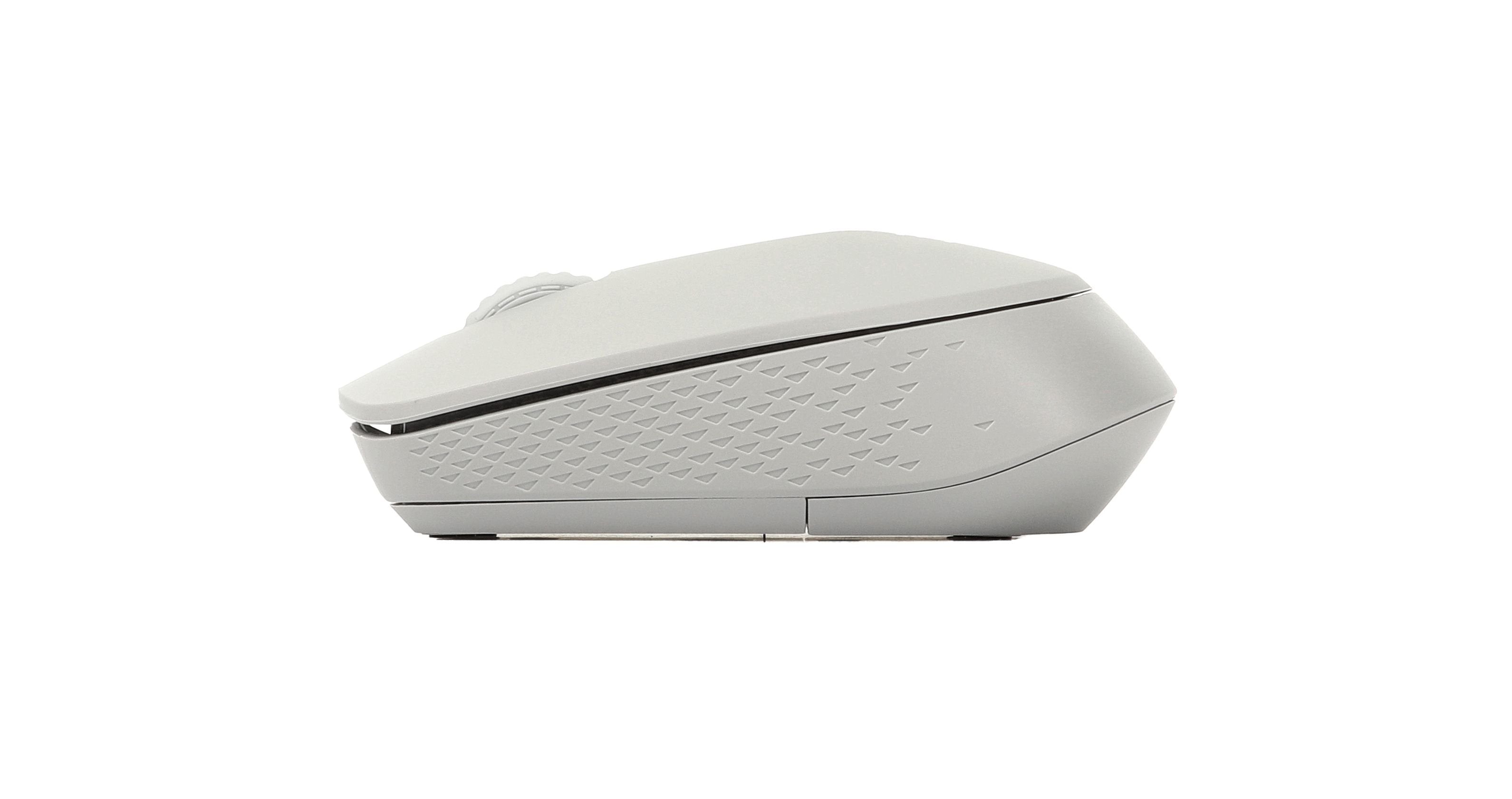 Rapoo My M100 Silent Comfortable Silent Multi-Mode Mouse, Light Grey