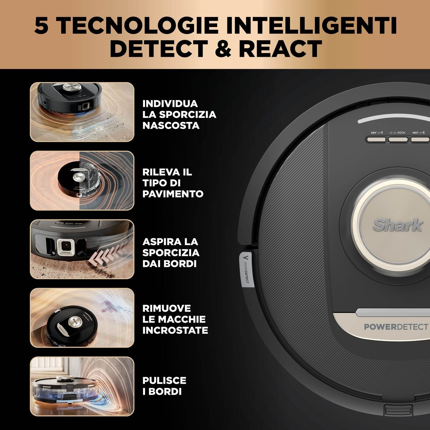 EAN 0622356285179 - Shark PowerDetect NeverTouch Pro 2-in-1 Saug Negro, Color piedra imagen 10