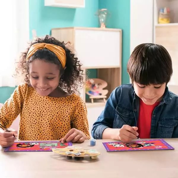 Pintura De Ravensburger Según Numbers Junior - Dreamworks Gabby'S Dollhouse 2 Motivos 23754