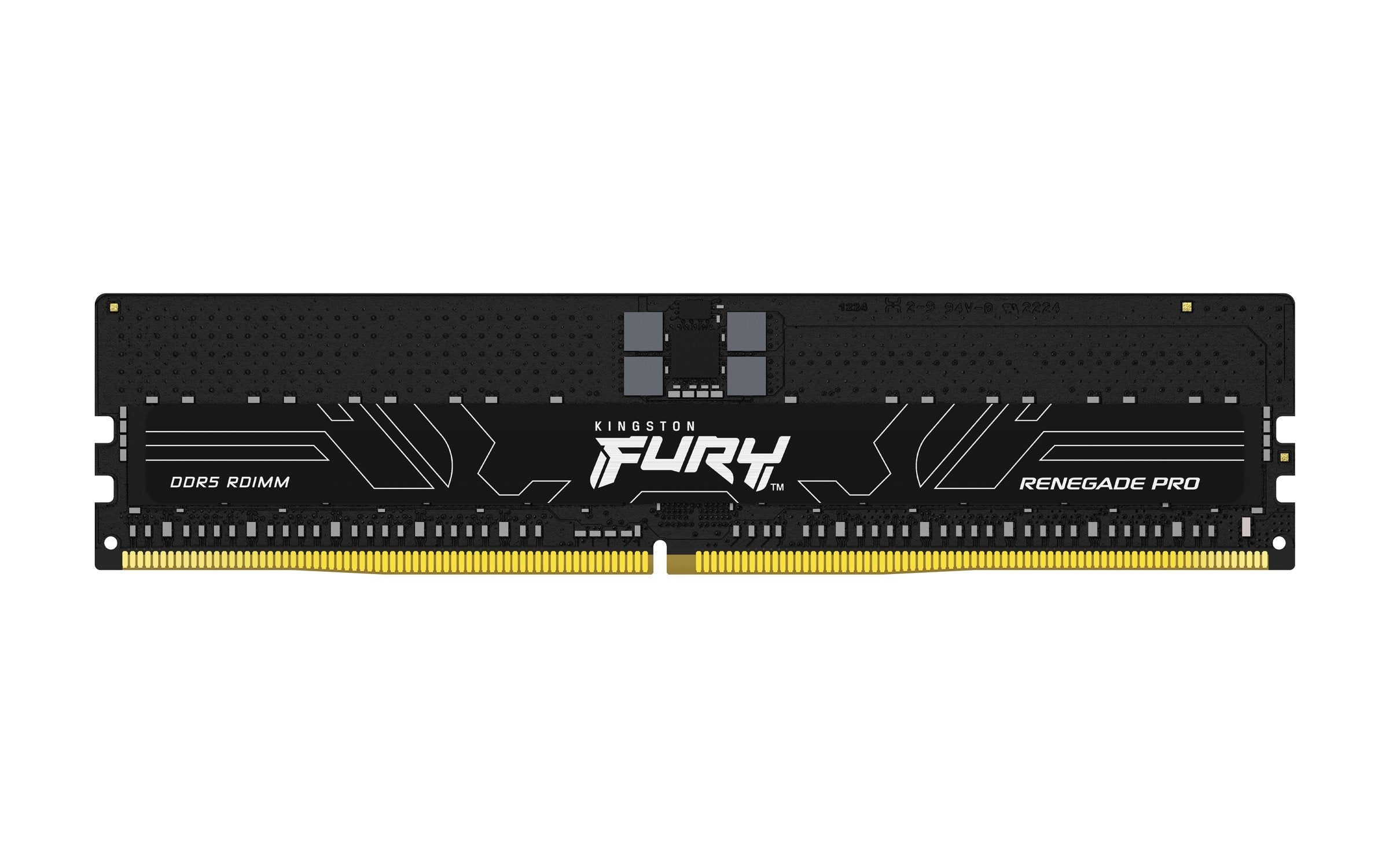 Memoria Kingston Fury 128 Gb Ddr5 5600 (8x 16 Gb) Octa Kit, Ram Negro, Kf556r28rbek8-128, Renegade Pro, Intel Xmp, Amd Expo Kf556r28rbek8-128