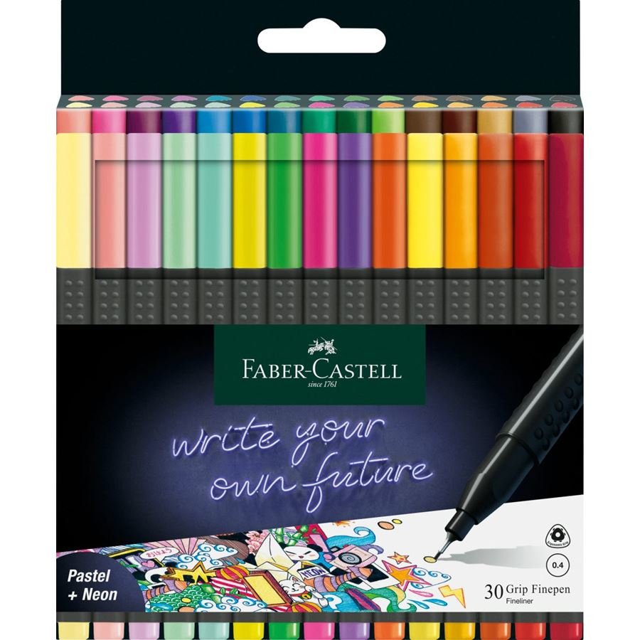 EAN 4005401516309 - Faber-Castell 151630 rotulador de punta fina Fino Multicolor 15 pieza(s) imagen 1