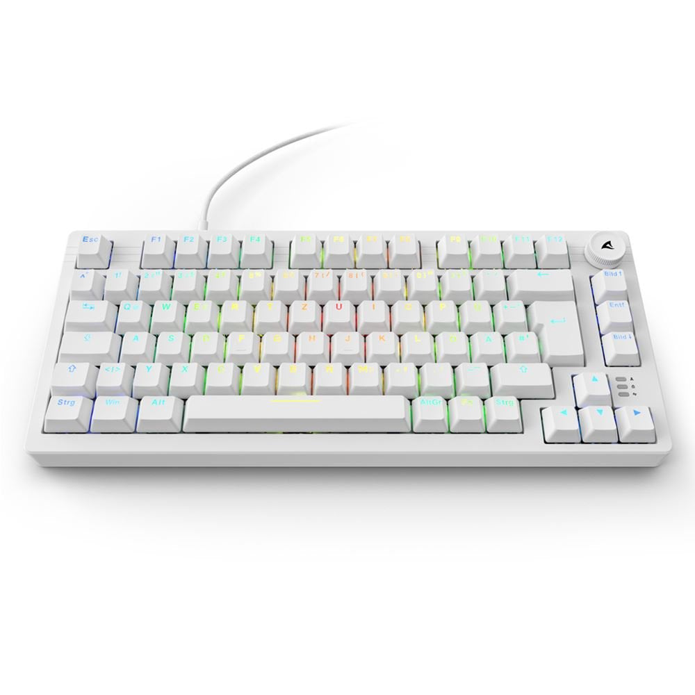 EAN 4044951041817 - Sharkoon SGK25 teclado Hogar USB QWERTZ Alemán Blanco imagen 7