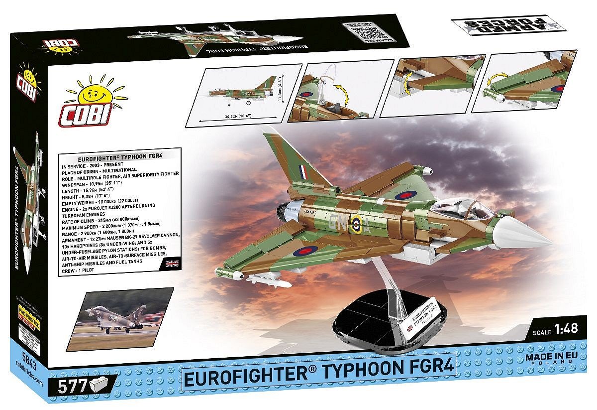 Cobi Eurofighter Typhoon Fgr4 "Gina", Toys De Diseño Cobi-5843