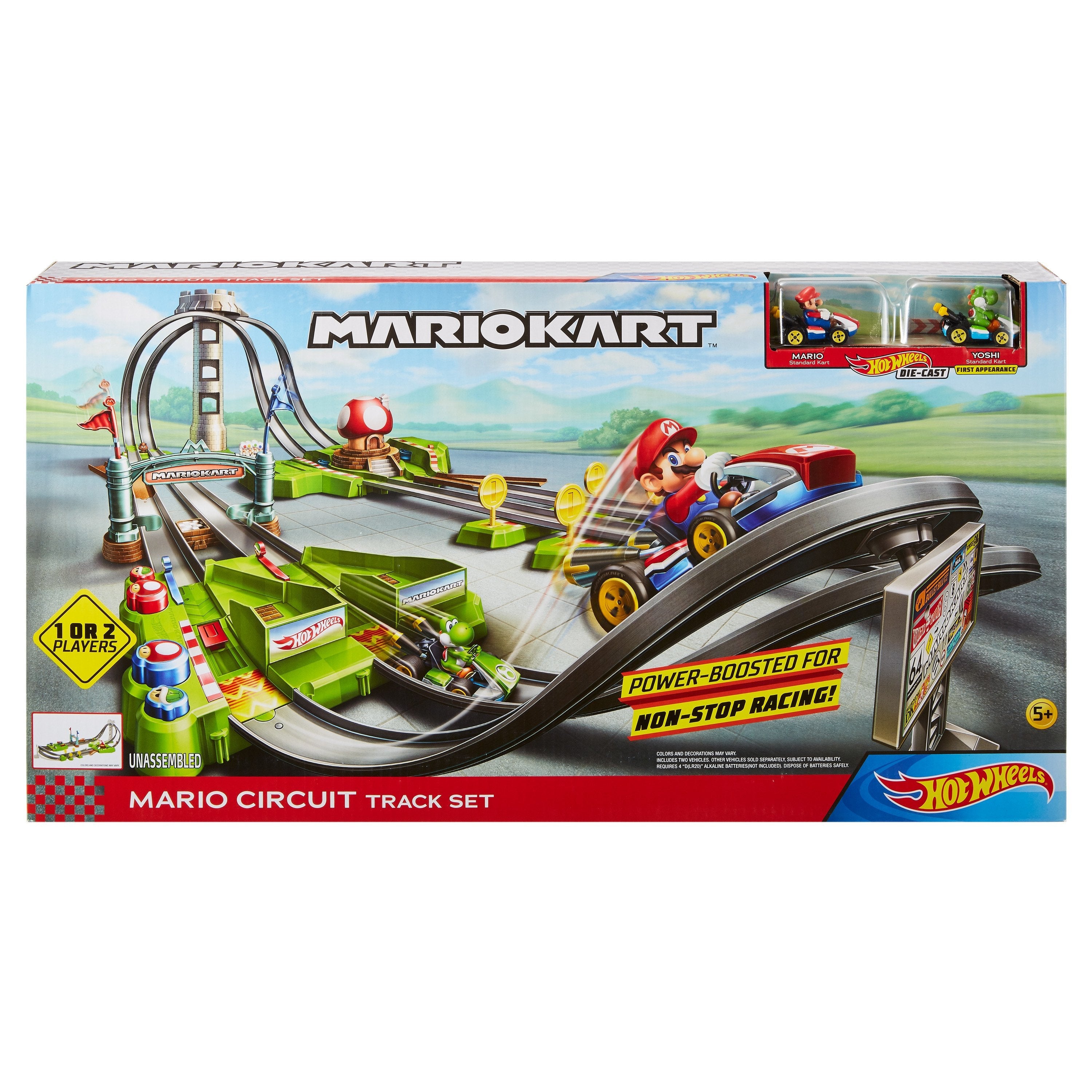 Circuito Coches Mattel Hot Wheels Mario Kart