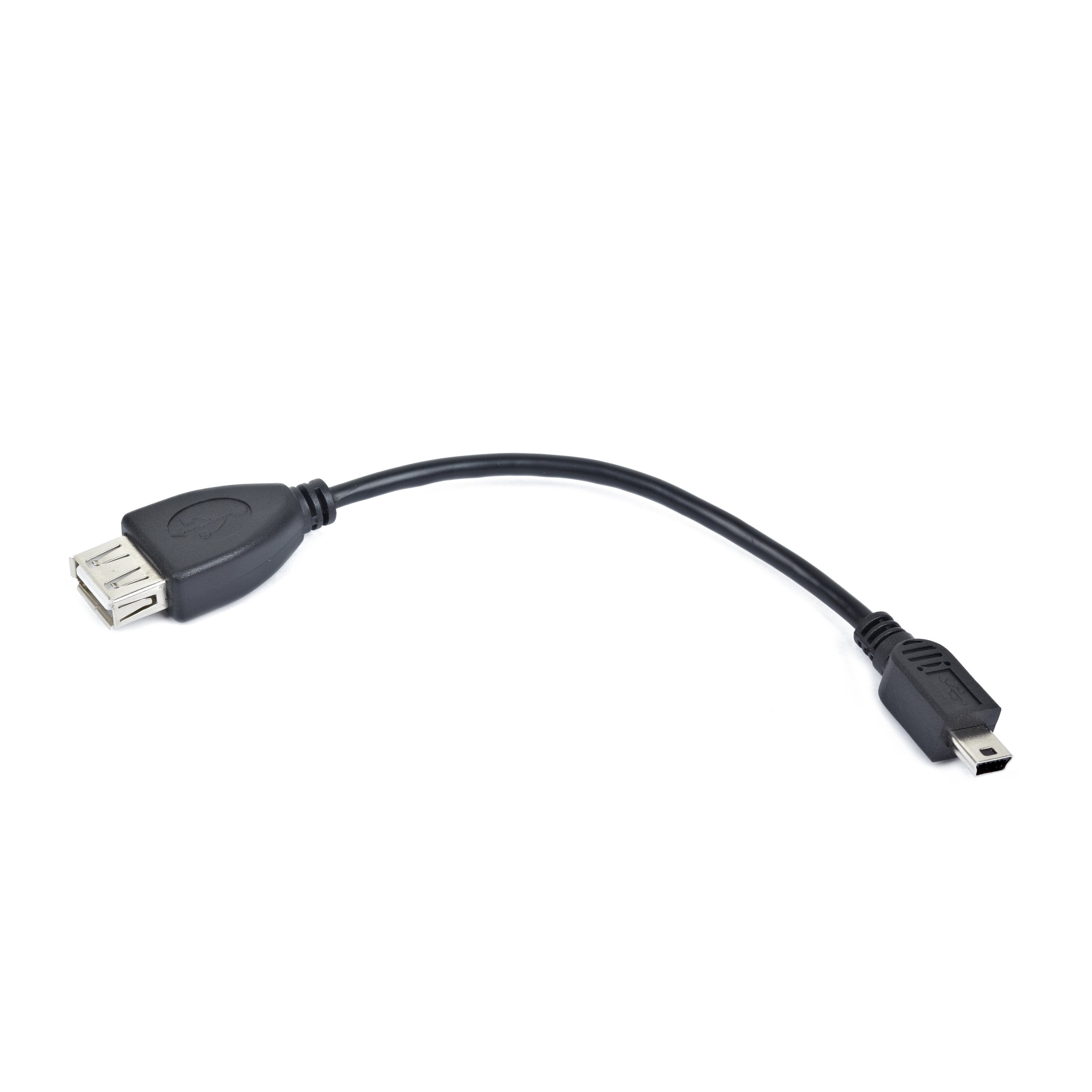 Cable Usb Mini-B Usb2.0 A Hembra Otg 15cm