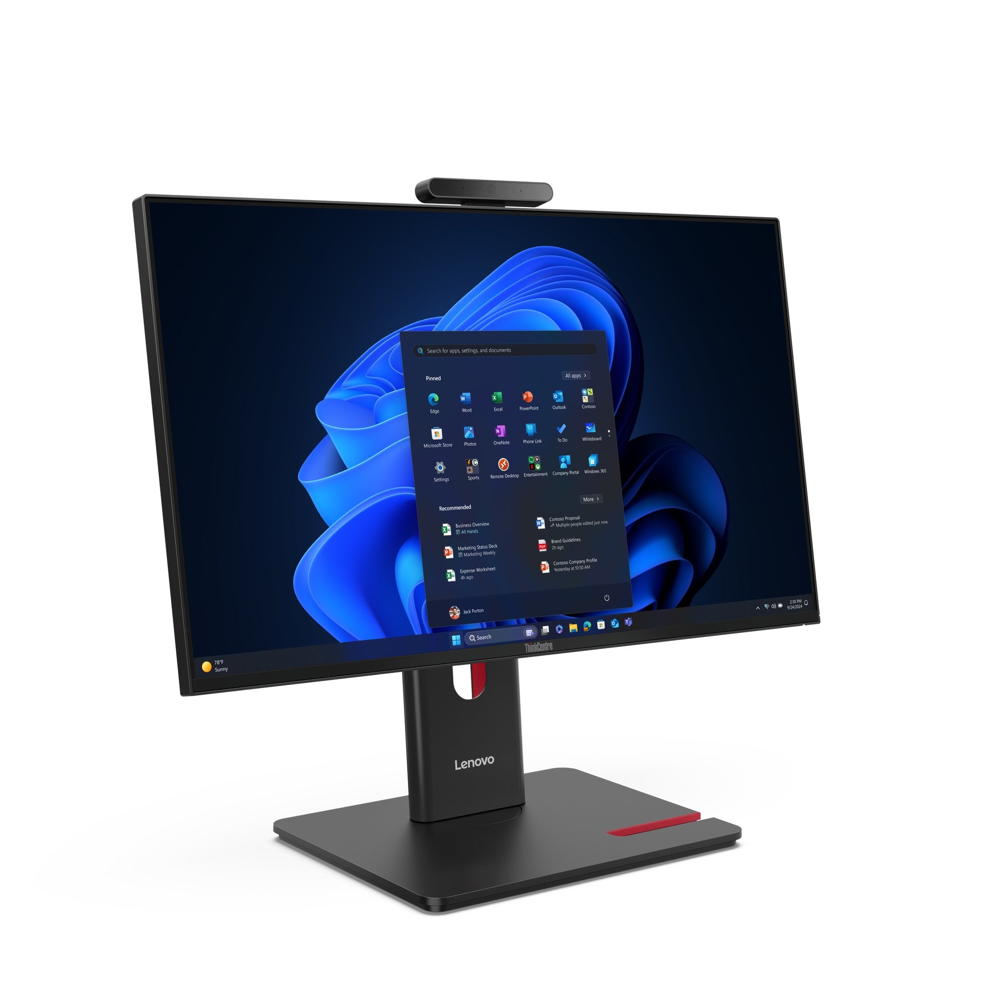 Lenovo Thinkcentre M70a Gen 6 13ay Todo En Uno Con Soporte Para Monitor Full Function Core Ultra 5 225t / Hasta 4.9 Ghz Ram 16 Gb Ssd 512 Gb Tcg Opal Encryption 2 Nvme Intel Graphics Gigabit Ethernet Ieee 802.11ax (Wi-Fi 6e) Bluetooth 5.3