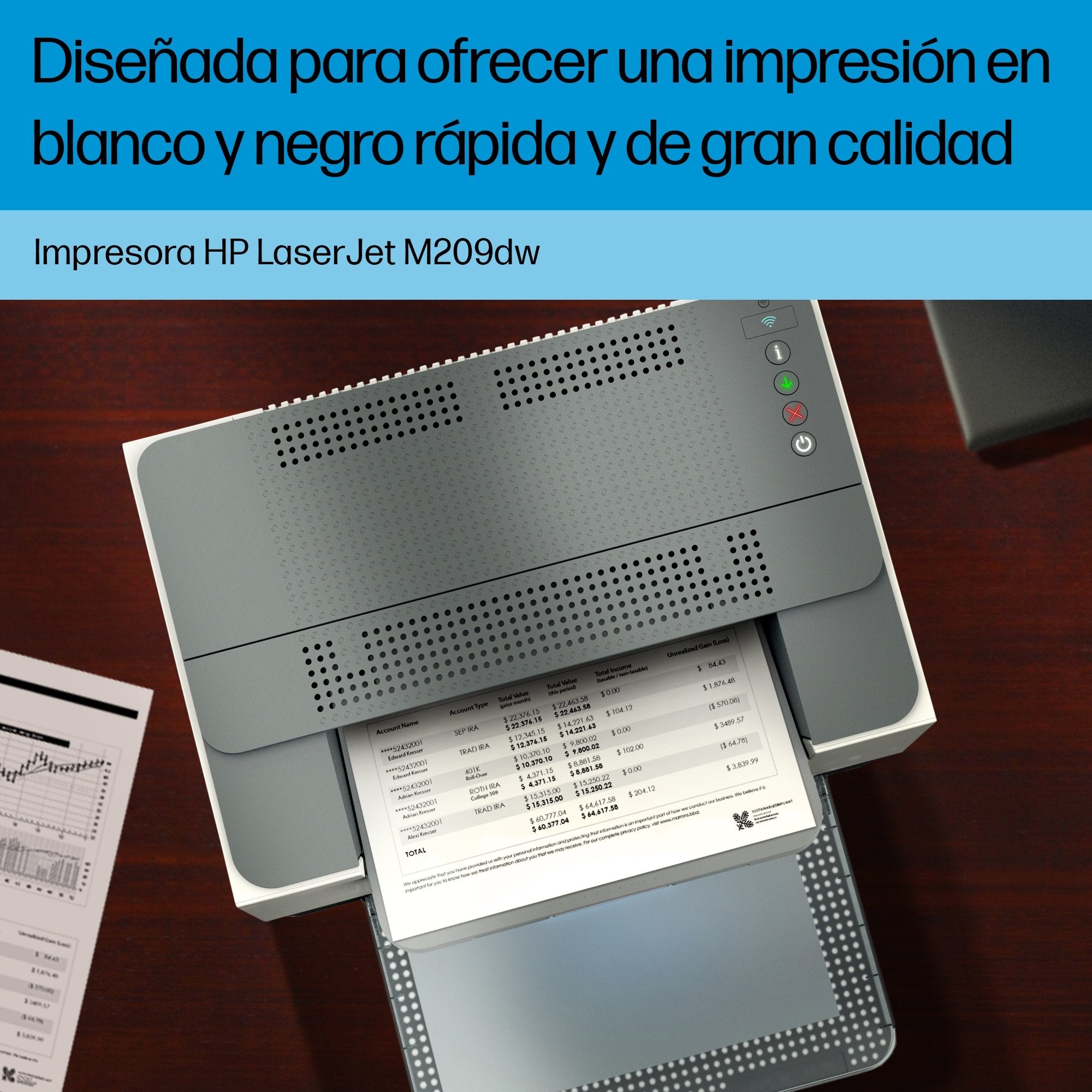 EAN 0194850664267 - HP LaserJet M209dw Printer 600 x 600 DPI A4 Wifi imagen 11