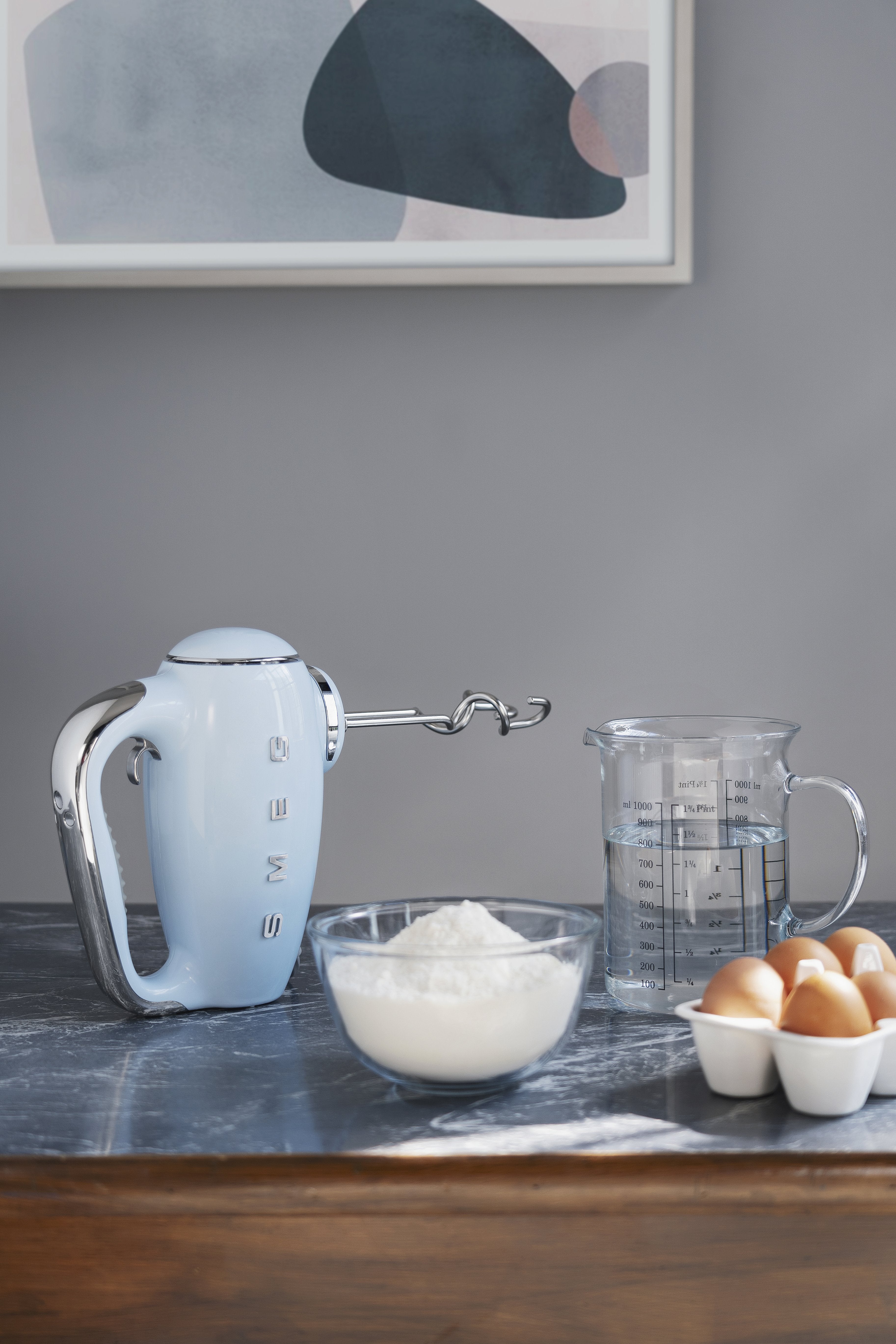 EAN 8017709301842 - Smeg HMF01PBEU batidora Batidora de mano 250 W Azul imagen 11