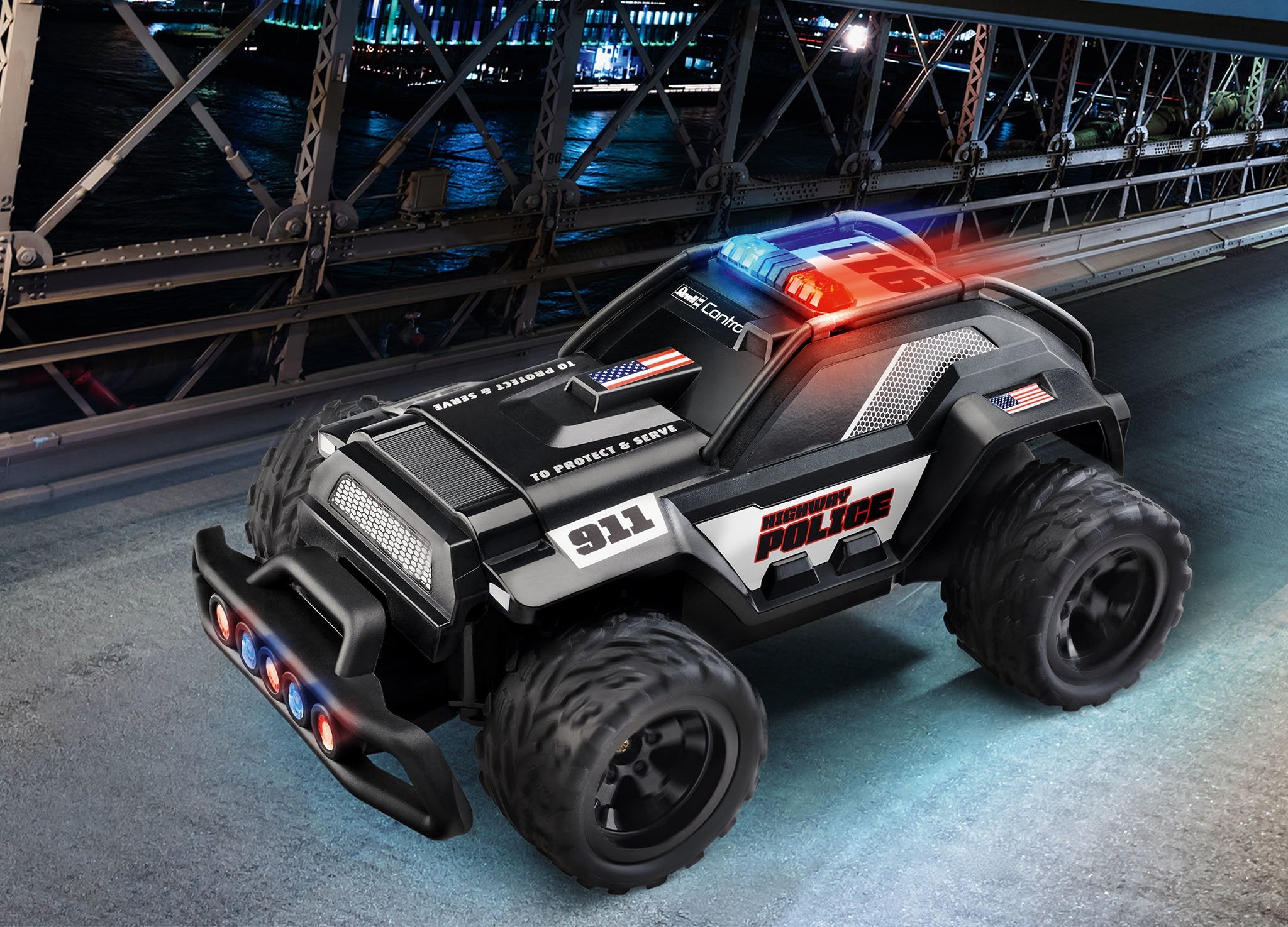 EAN 4009803244556 - Revell Highway Police modelo controlado por radio Coche Motor eléctrico imagen 6
