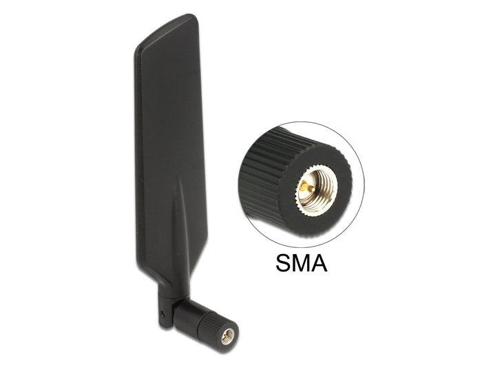 Delock Antena Lte Wlan Dualband Sma 1 ~ 4 Dbi