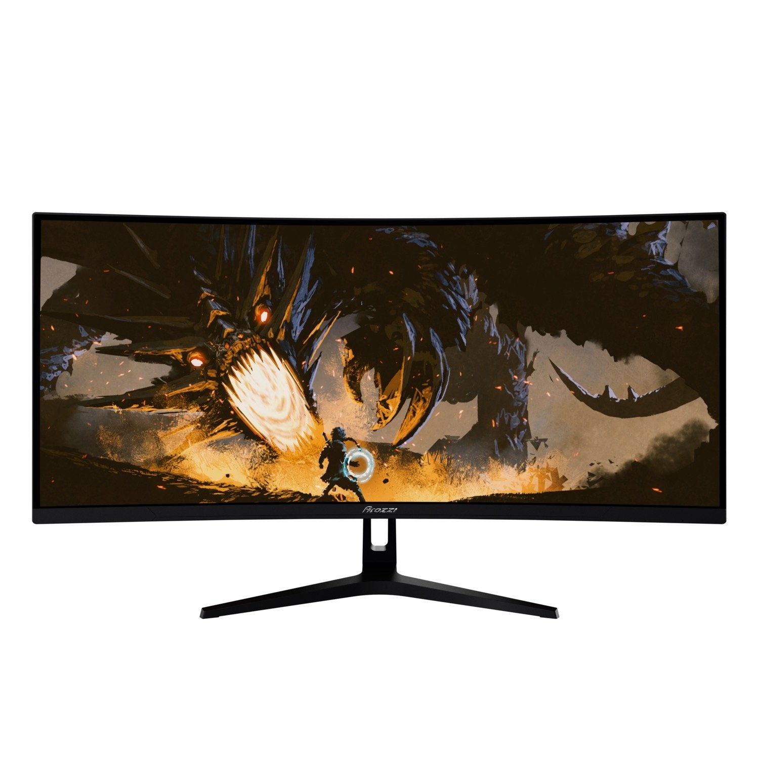 Monitor Arozzi Nova 34" Va, 165hz, Computer - Black