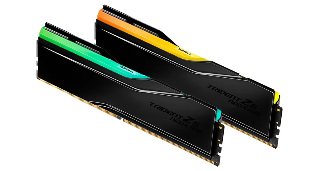 G.Skill Dimm 32 Gb Ddr5-6000 (2x 16 Gb) Dual-Kit (Negro, F5-6000a3636f16gx2-Tz5nxrn, Trident Z5 Neo X Rgb) F5-6000a3636f16gx2-Tz5nxrn
