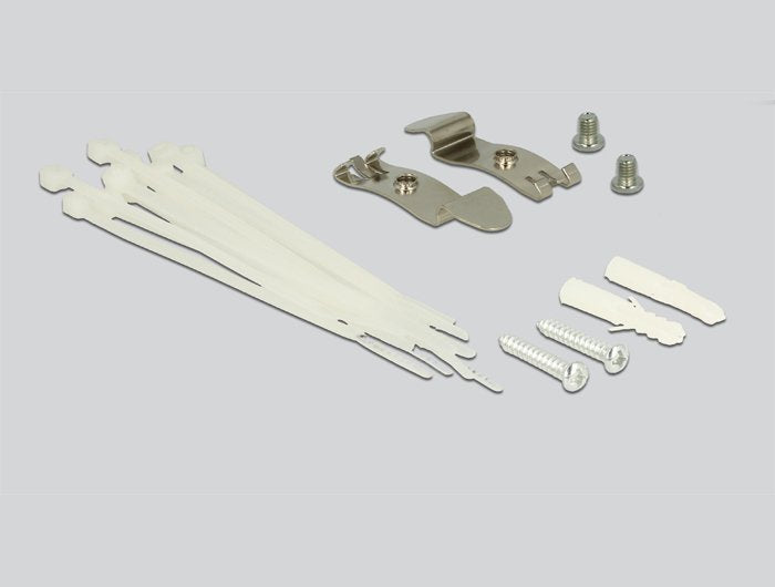 Delock Keystone Desktop Patchpanel 12 Port Metall