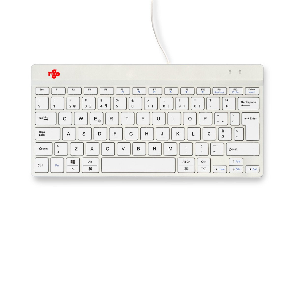 EAN 8719274492238 - R-Go Tools RGOCOPTWDWH teclado Universal USB Portugués imagen 7