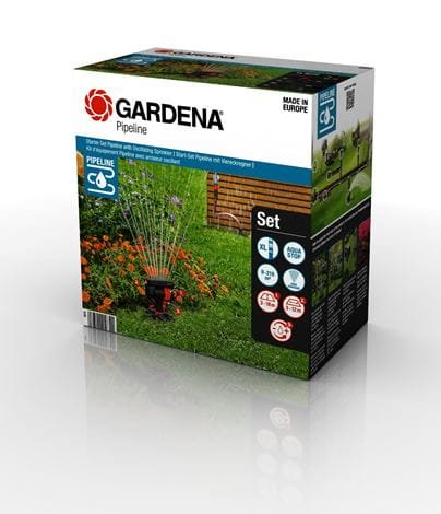 EAN 4078500058322 - Gardena 8272-20 rociador de agua Rociador de agua circular Plástico Negro imagen 1