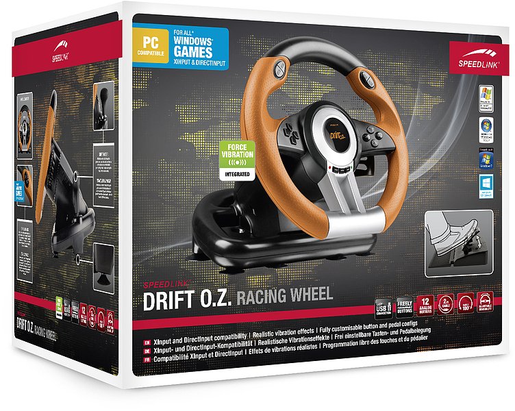 Speedlink - Drift O.Z. Racing Wheel & Pedals