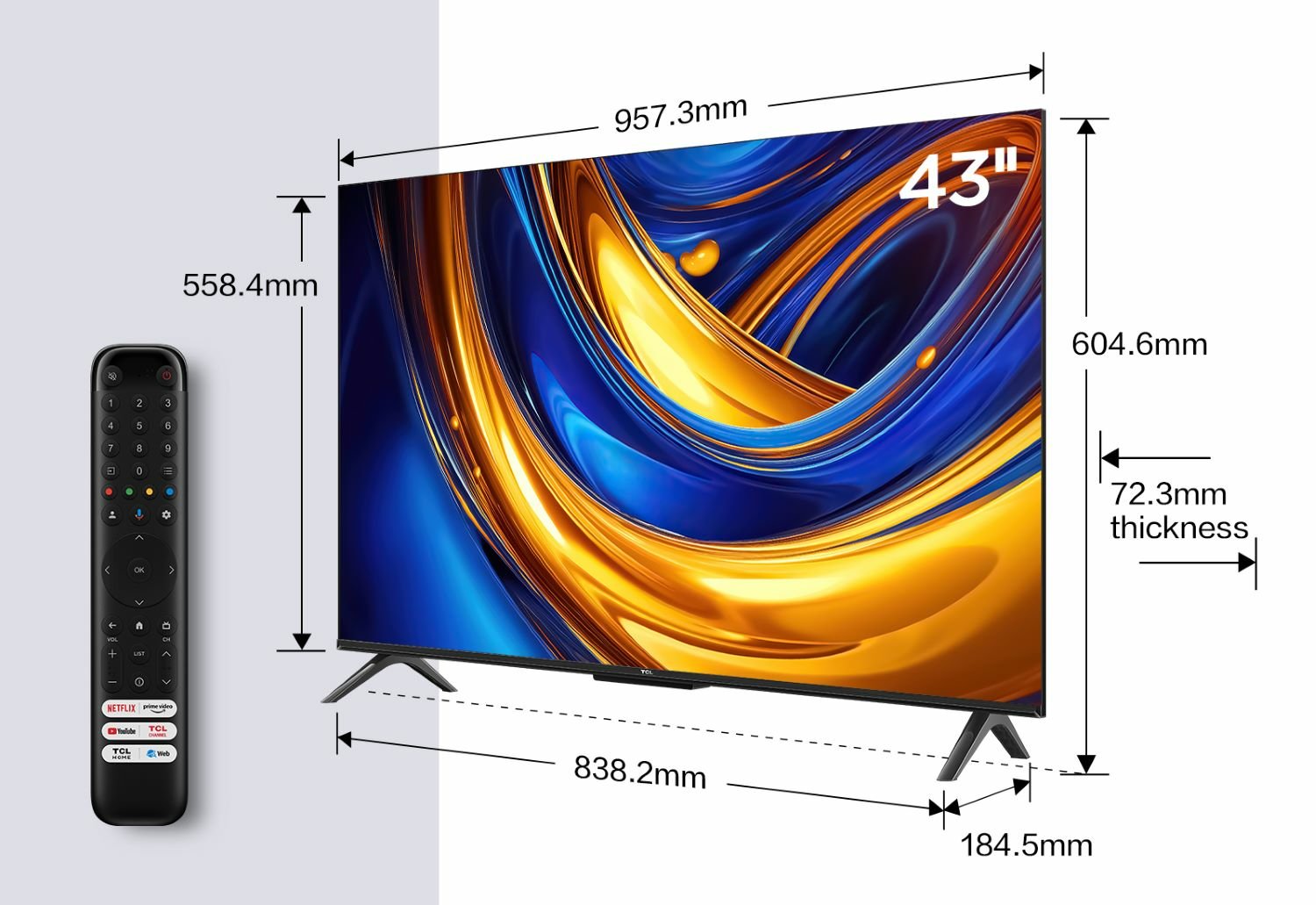Televisor Tcl 43p61b 43' Ultra Hd 4k Smart Tv Wifi