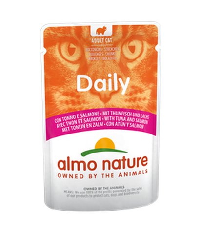 Almo Nature Menú Diario Atún Con Salmón 70g