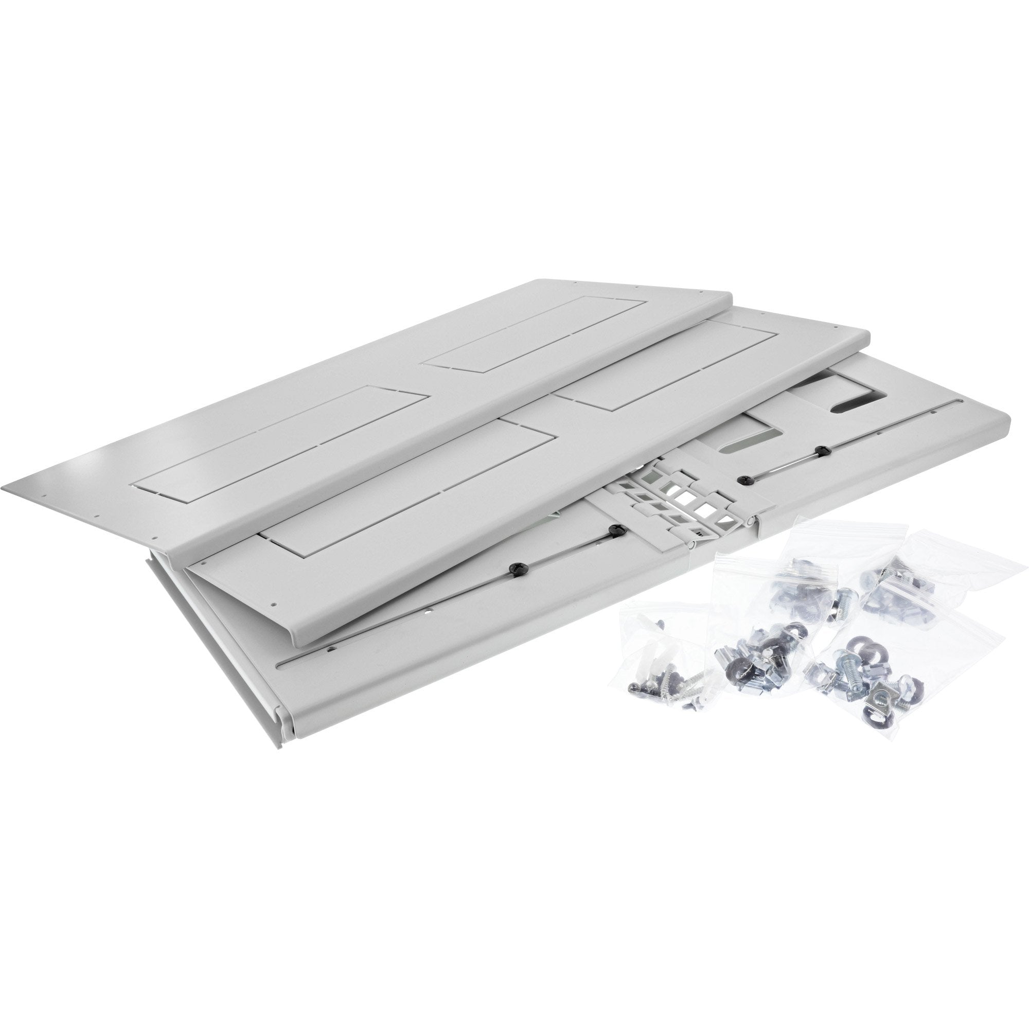 Rack Plegable Inline De 19", 4u, 24-40 Cm De Profundidad, Con Tapa, Gris