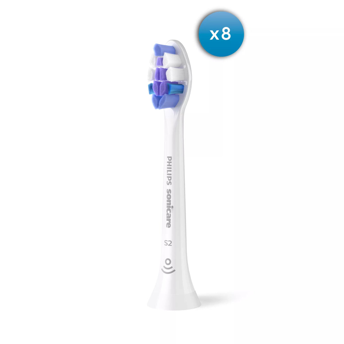 EAN 8720689036887 - Philips HX6058/87 cepillo de cabello 8 pieza(s) Blanco imagen 1