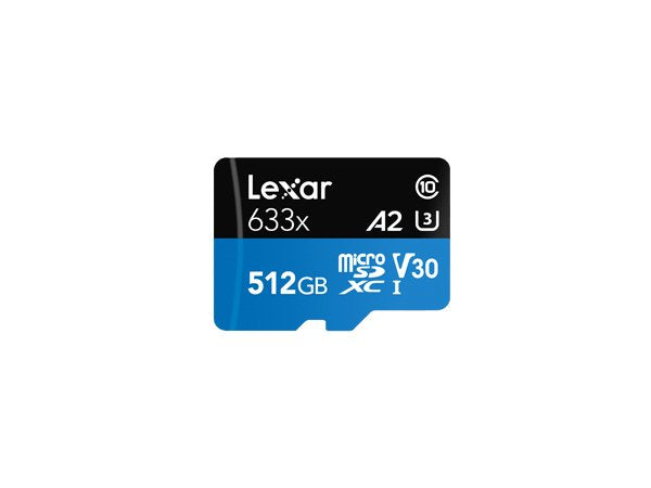 EAN 0843367119745 - Lexar 633x 512 GB MicroSDXC UHS-I Clase 10 imagen 1