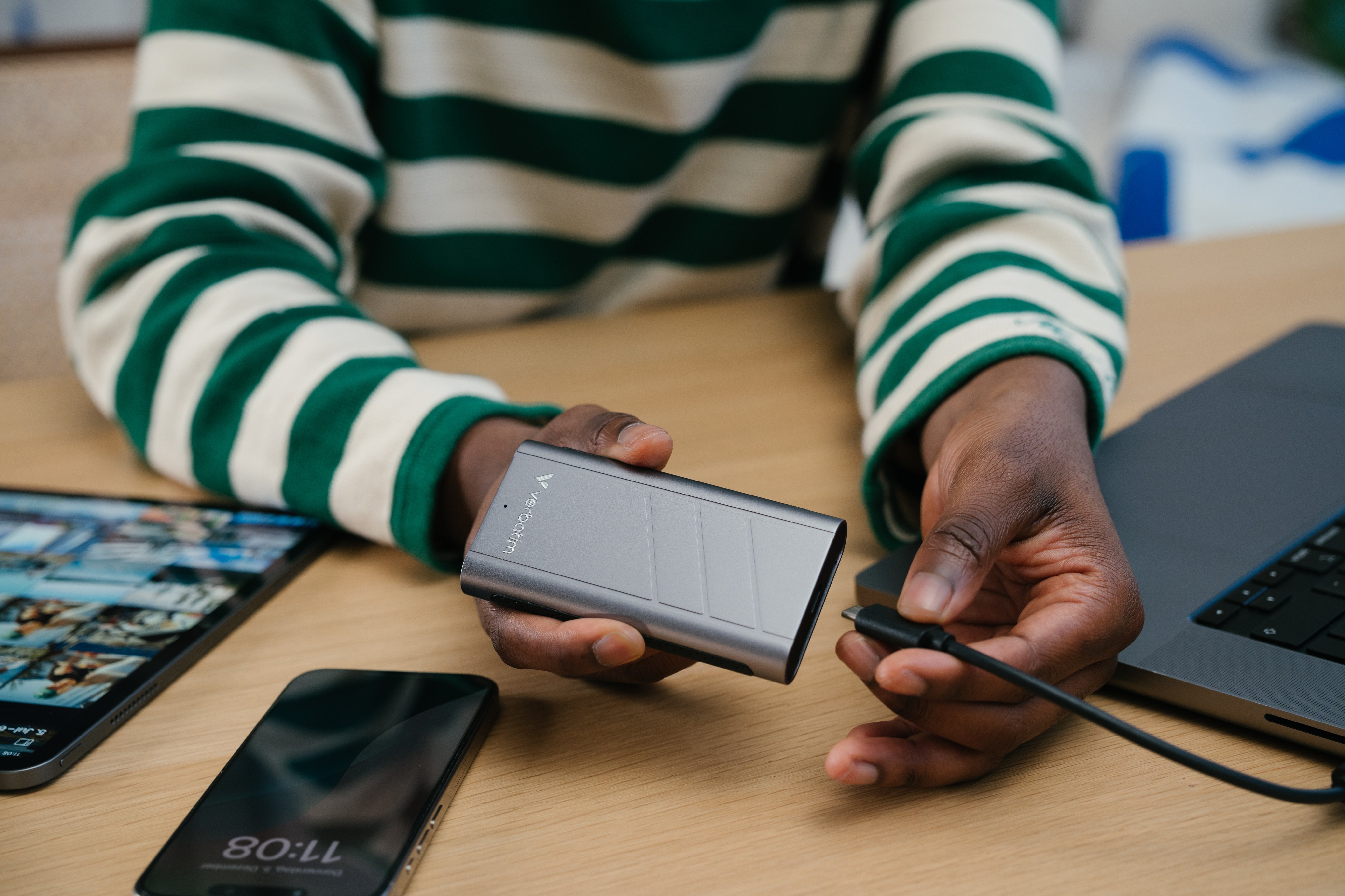 EAN 0023942320227 - Verbatim TurboMetal SSD USB4 2TB USB Tipo C USB4 Gen 2x2 Plata imagen 3