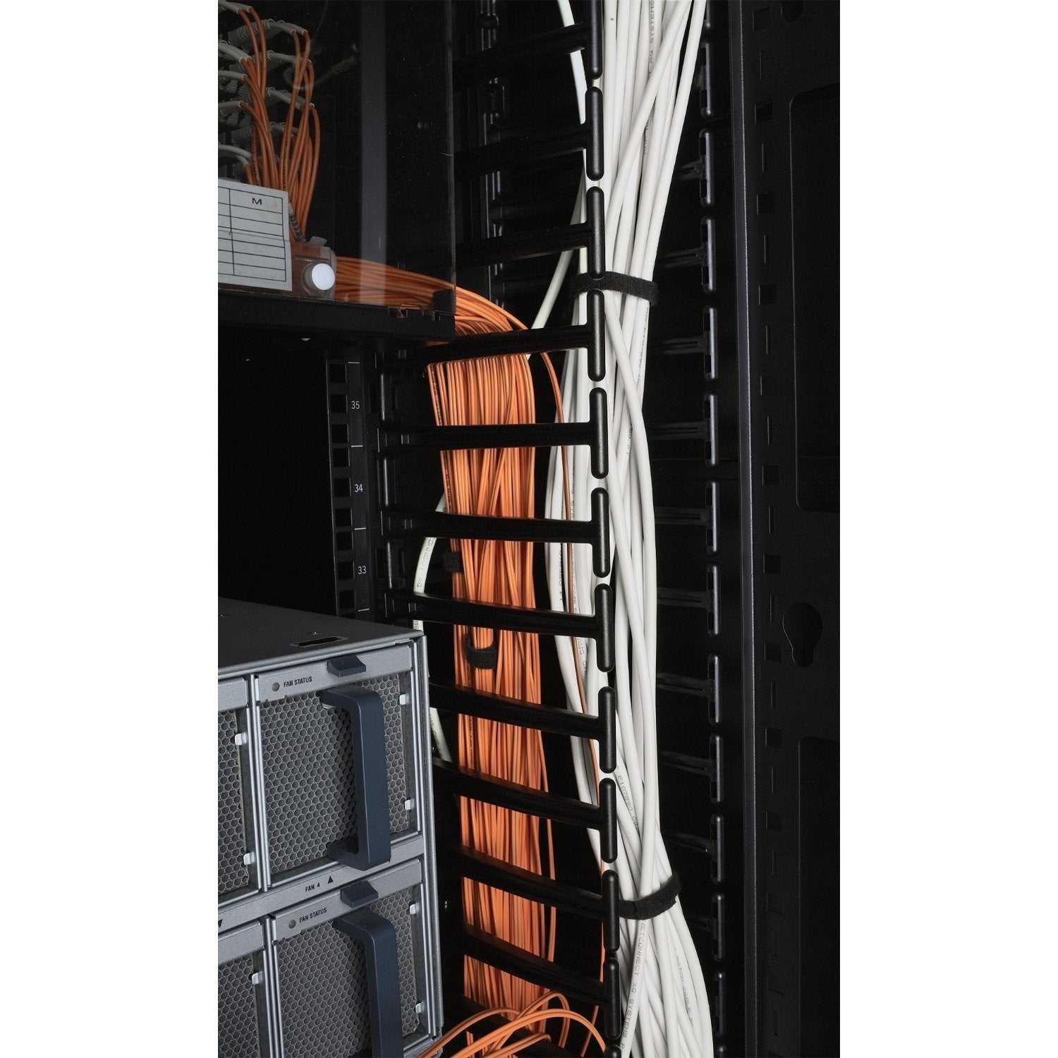 Apc Kit De Administración De Cables Para Bastidor Negro 48u Conforme A La Taa (Paquete De 2) Para Netshelter Sx