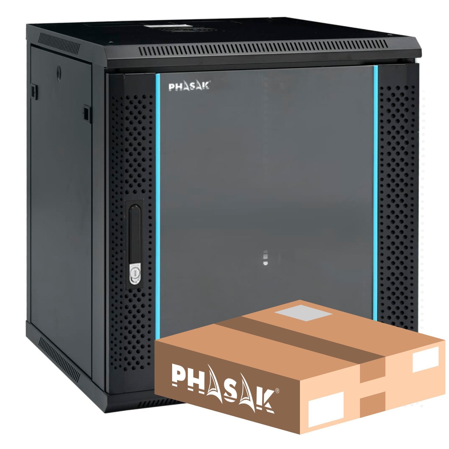 EAN 745604519960 - Phasak PHO 2112D armario rack Bastidor de pared Negro imagen 1