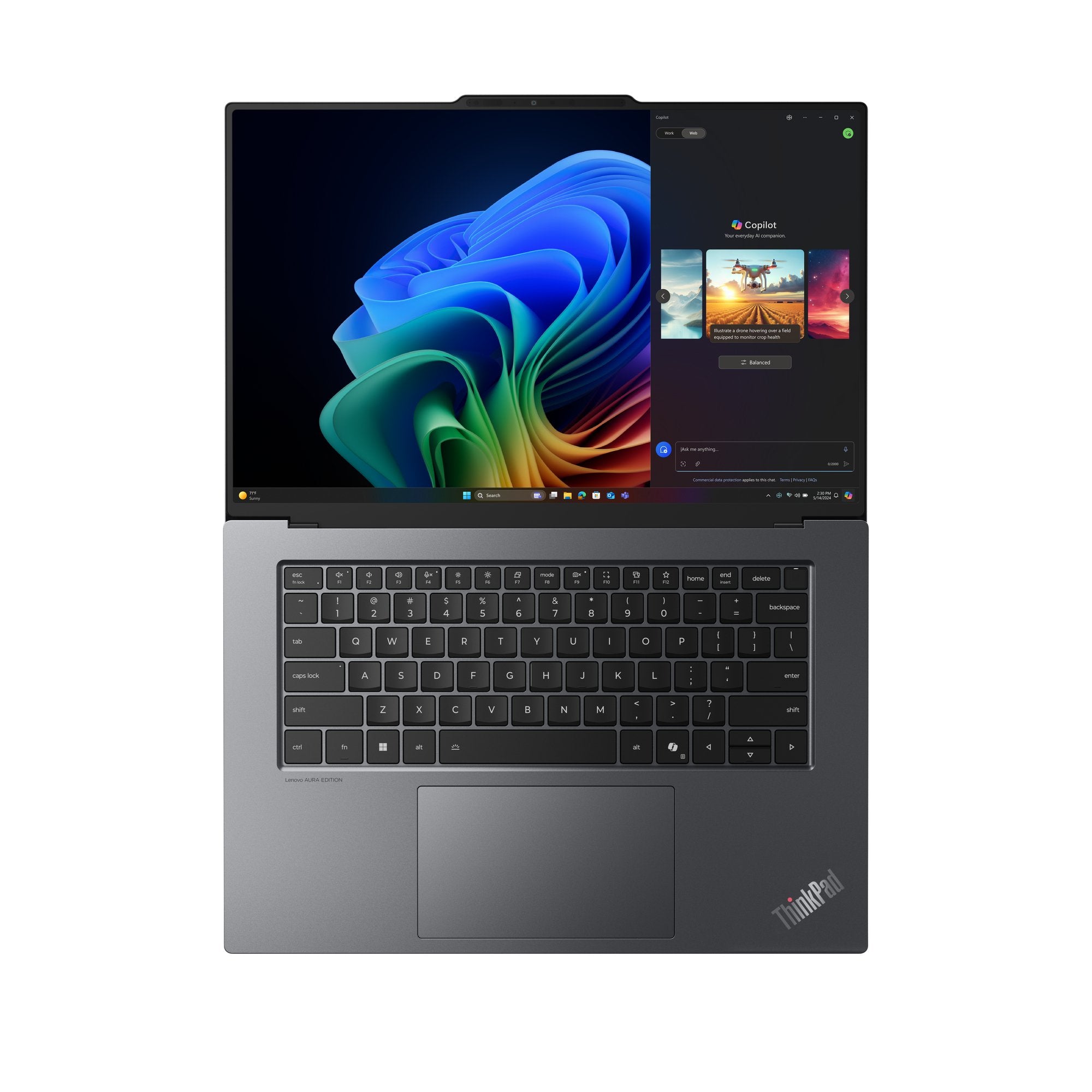 EAN 0198156200846 - Lenovo ThinkPad X9-15 Gen 1 Copilot+ PC Intel Core Ultra 7 258V Portátil 38,9 cm (15.3") Pantalla táctil imagen 10