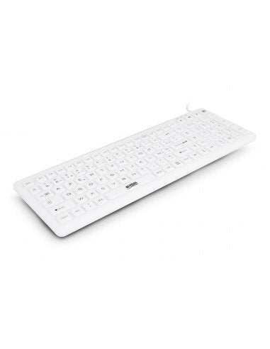 EAN 3760170880617 - Urban Factory AKB69UF teclado Médico USB QWERTY Español Blanco imagen 2