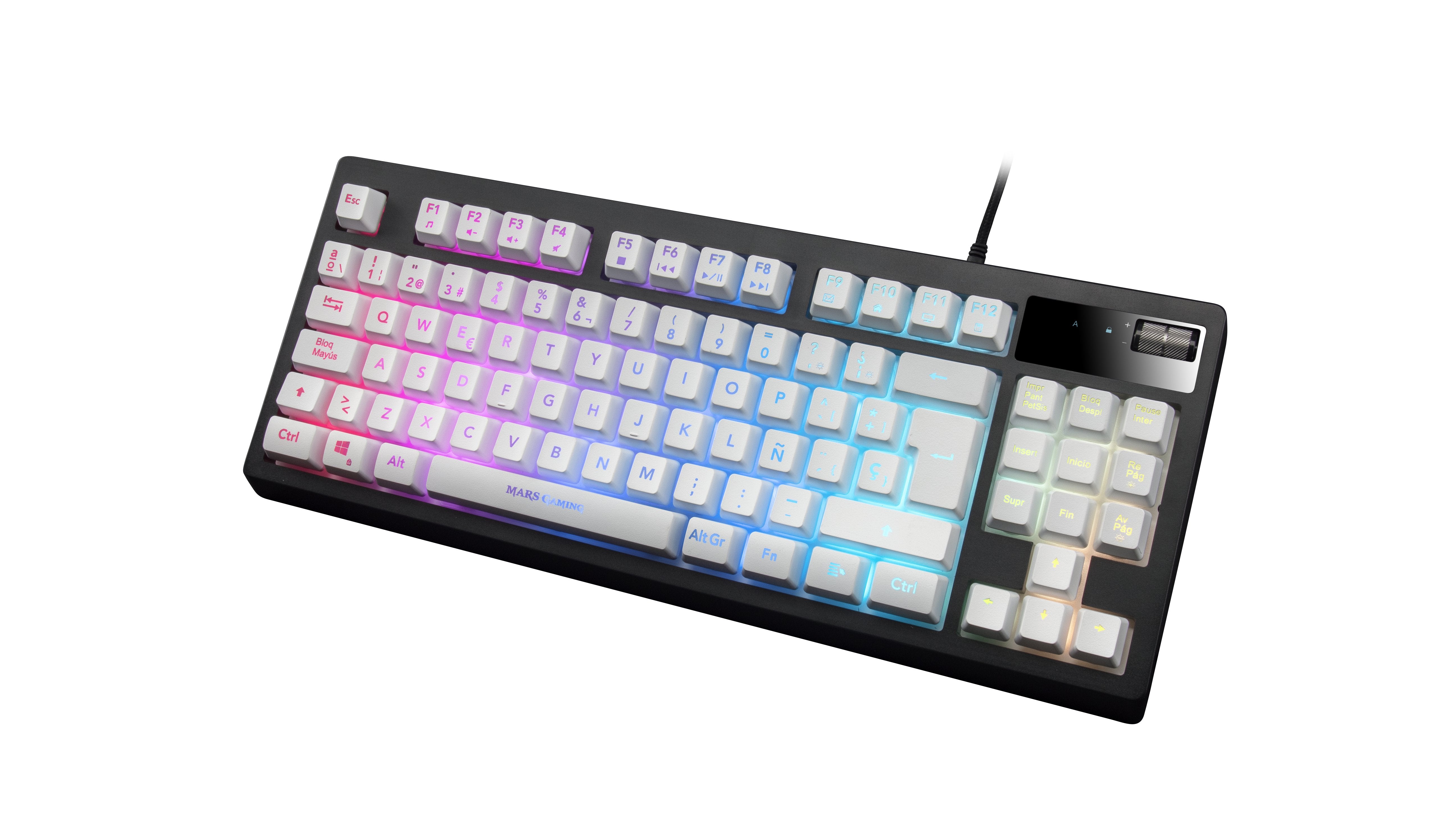 EAN 4710562755619 - Mars Gaming MKAXWES teclado Juego USB Negro, Blanco imagen 3