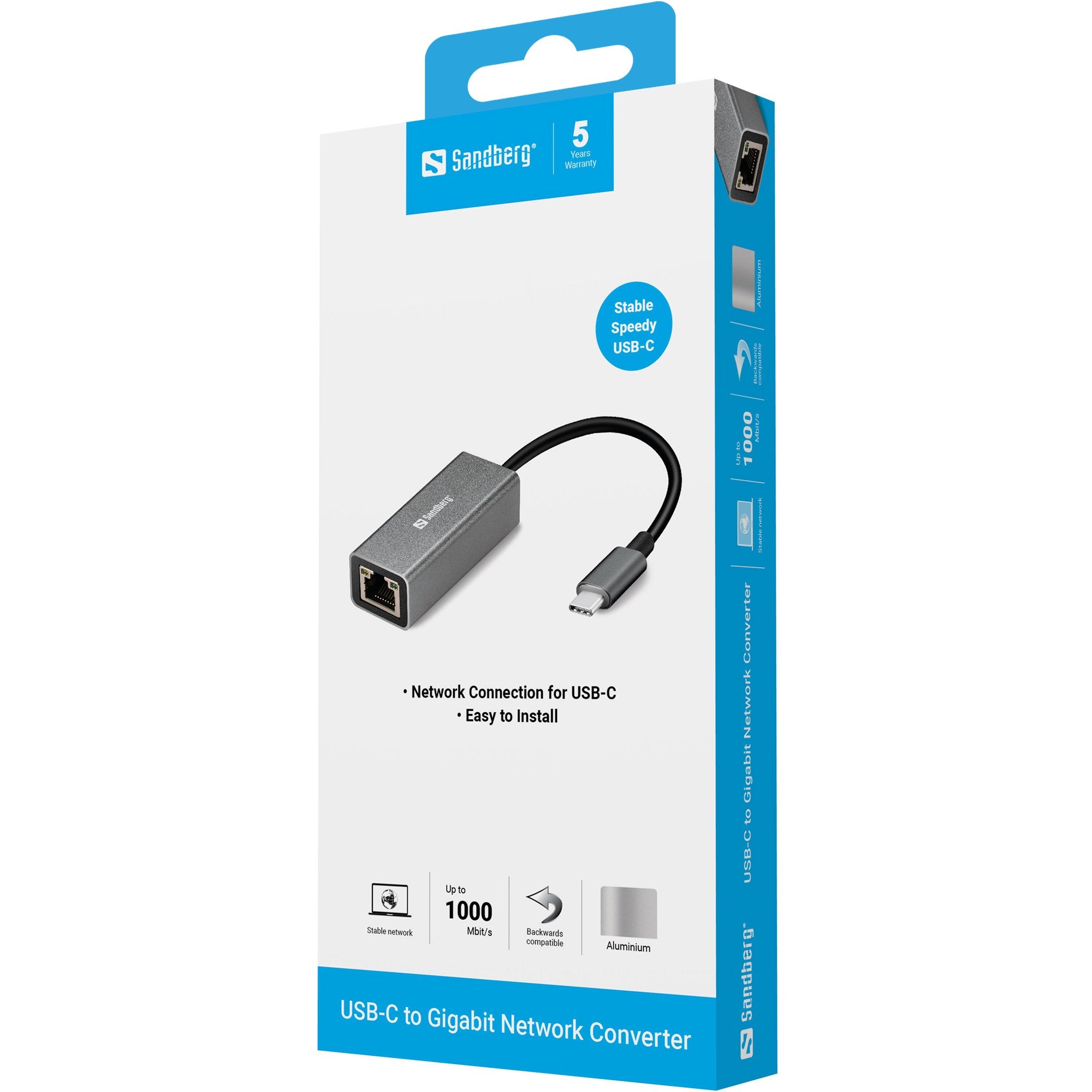 EAN 5705730136047 - Sandberg 136-04 adaptador y tarjeta de red 5000 Mbit/s imagen 3