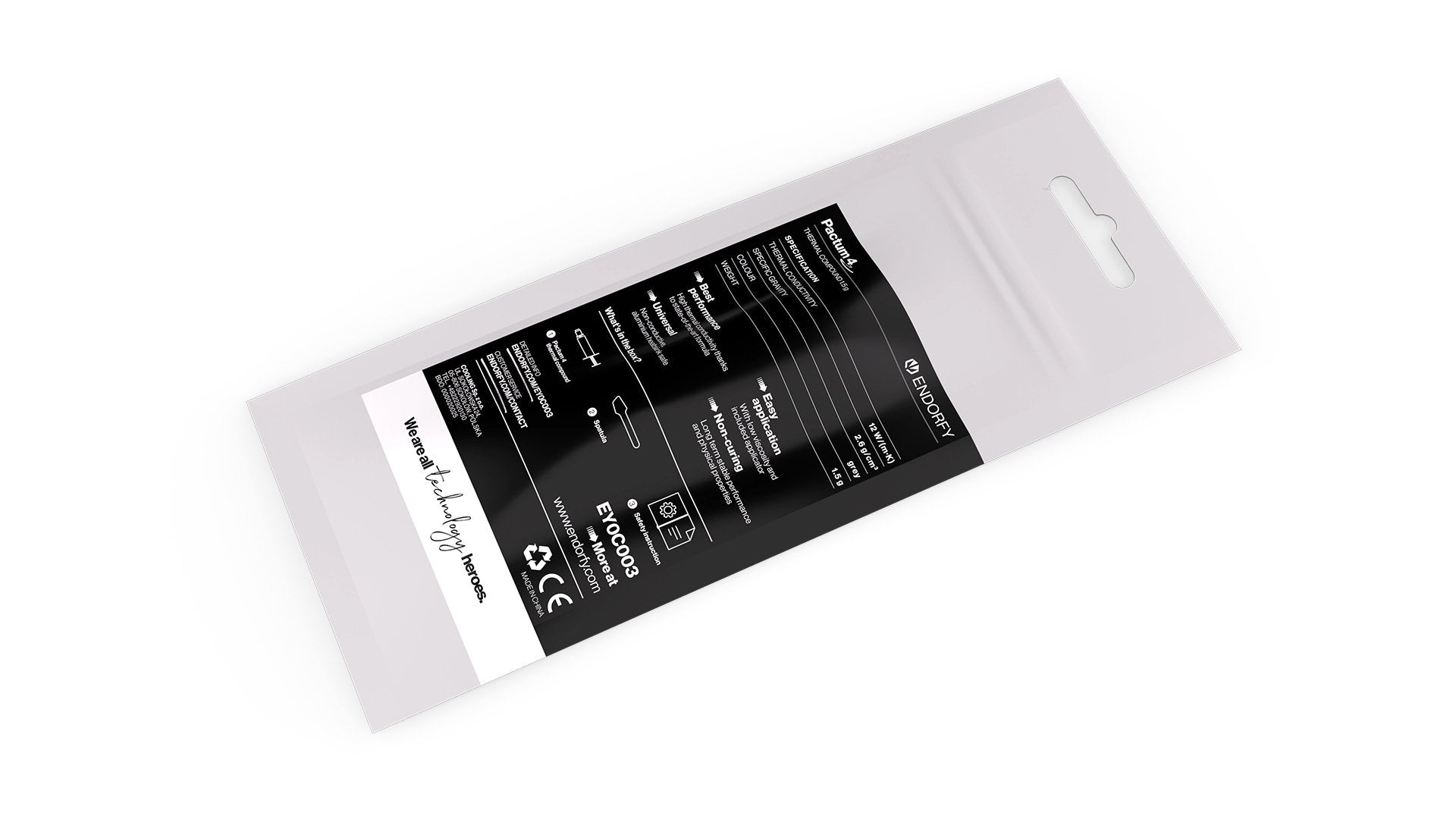 EAN 5903018666358 - ENDORFY Pactum 4 compuesto disipador de calor Pasta térmica 12 W/m·K 1,5 g imagen 4